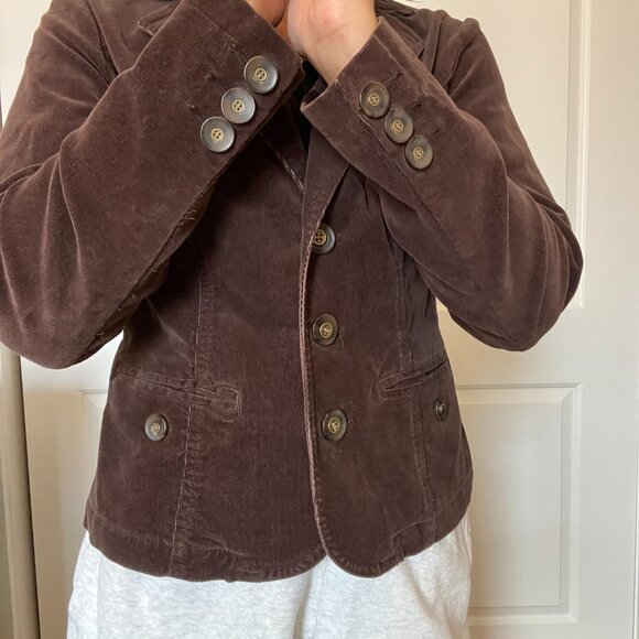 Brown Corduroy Jacket Y2K - Picture 6 of 6